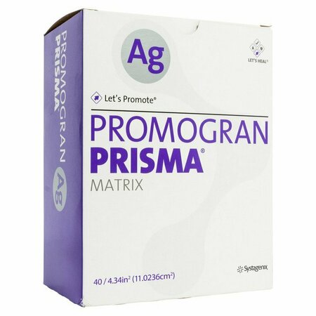 JOHNSON & JOHNSON 4.34 sq. in. Promogran Prisma Matrix Dressing, 10PK J-JMA028Z